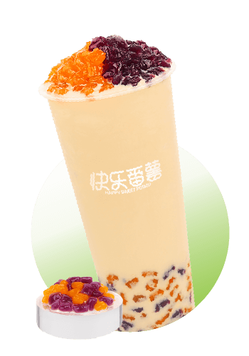 经典招牌-招牌薯圆奶茶