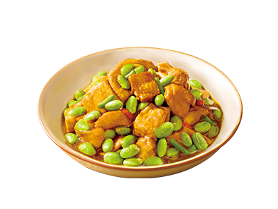 毛豆烧鸡